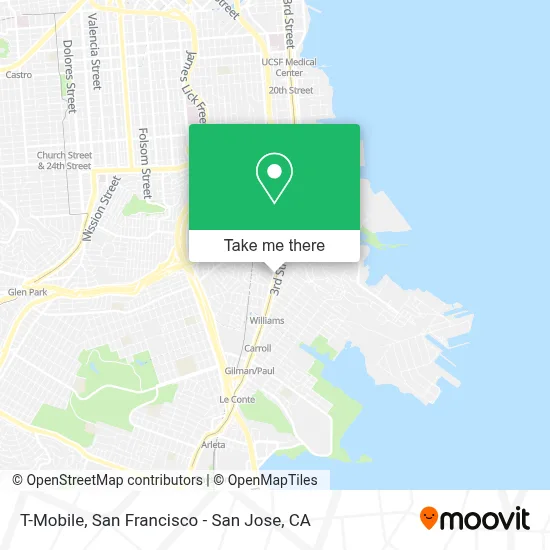 T-Mobile map