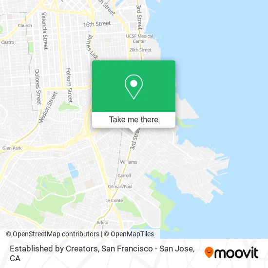 Established by Creators map