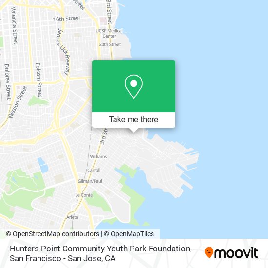 Hunters Point Community Youth Park Foundation map