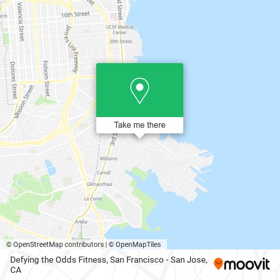 Mapa de Defying the Odds Fitness