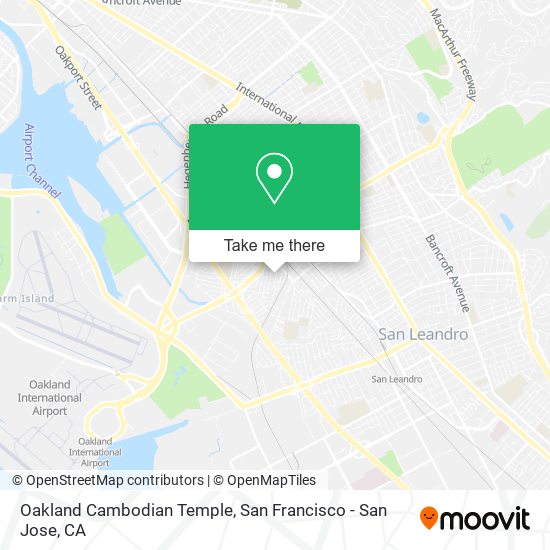 Mapa de Oakland Cambodian Temple