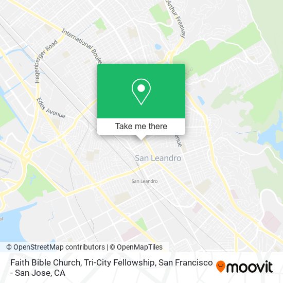 Faith Bible Church, Tri-City Fellowship map