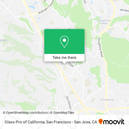 Mapa de Glass Pro of California