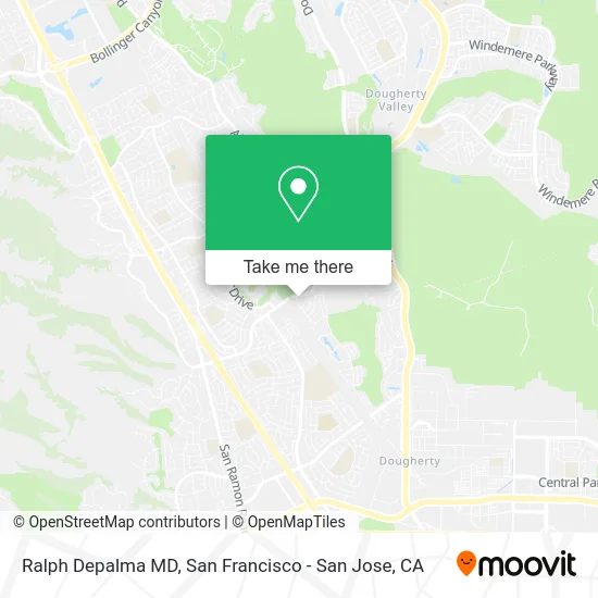 Ralph Depalma MD map