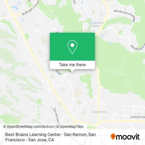 Mapa de Best Brains Learning Center - San Ramon