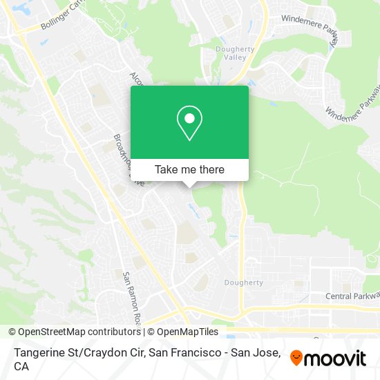 Mapa de Tangerine St/Craydon Cir