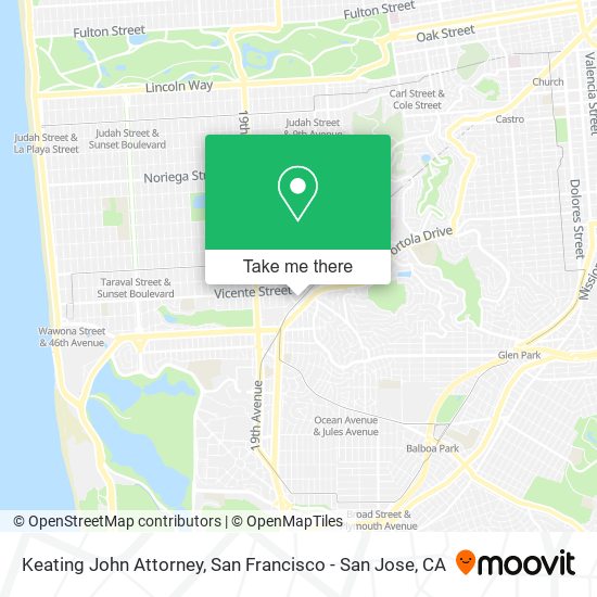 Keating John Attorney map