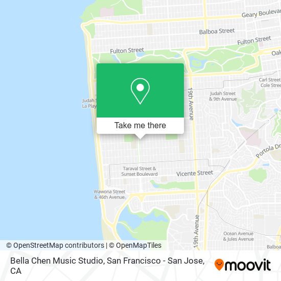 Bella Chen Music Studio map