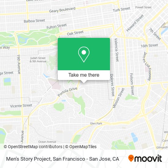 Men's Story Project map