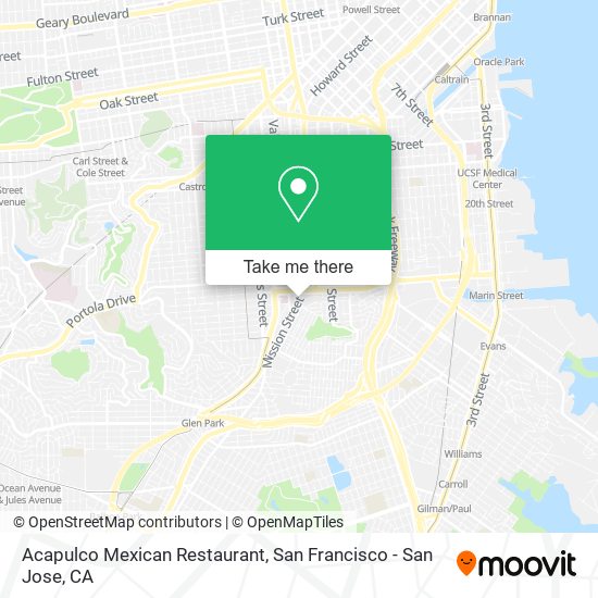 Acapulco Mexican Restaurant map