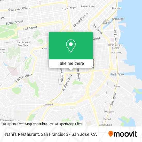 Nani's Restaurant map