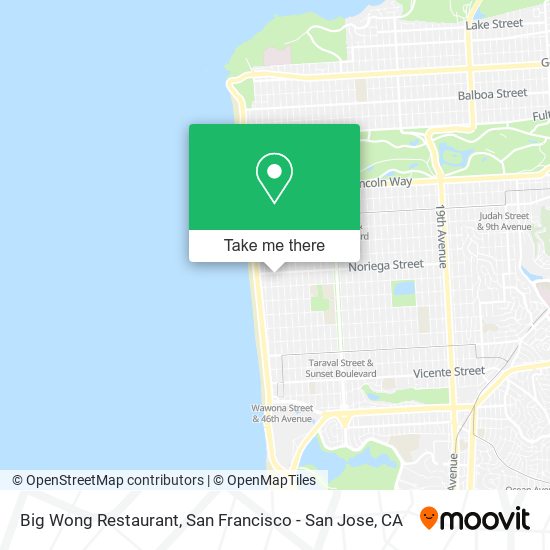 Big Wong Restaurant map