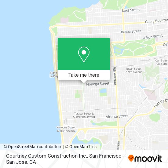 Courtney Custom Construction Inc. map