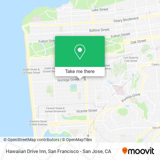 Hawaiian Drive Inn map