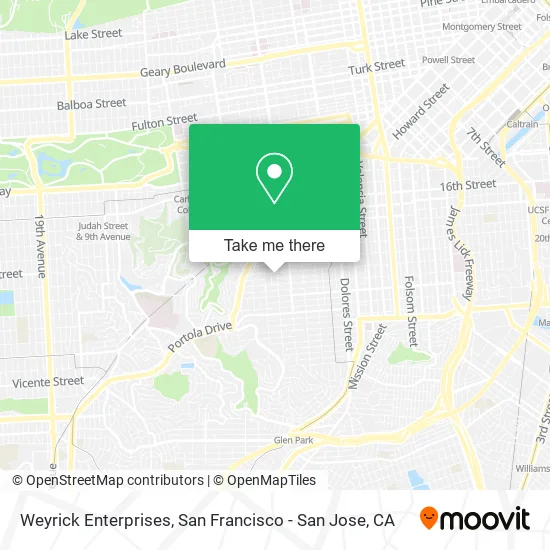 Weyrick Enterprises map