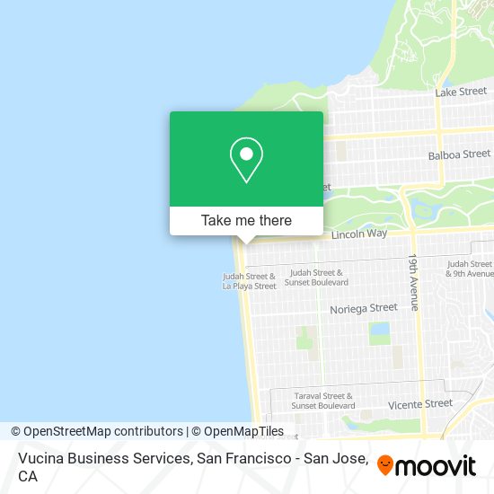 Vucina Business Services map