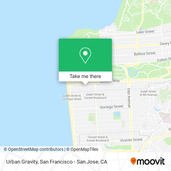 Mapa de Urban Gravity