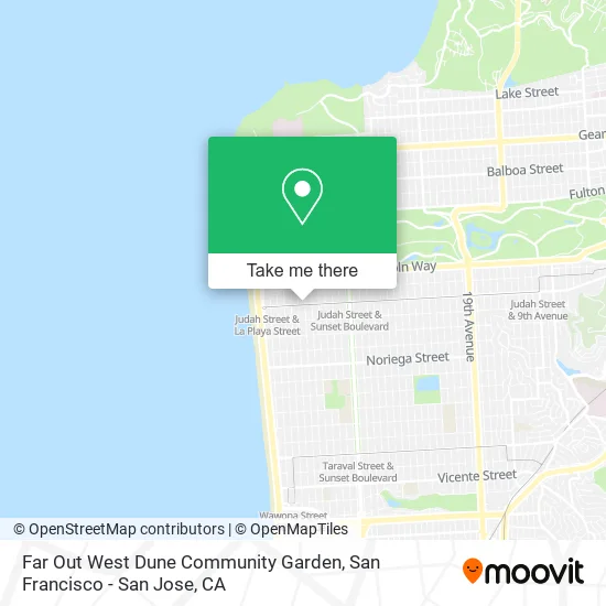 Far Out West Dune Community Garden map