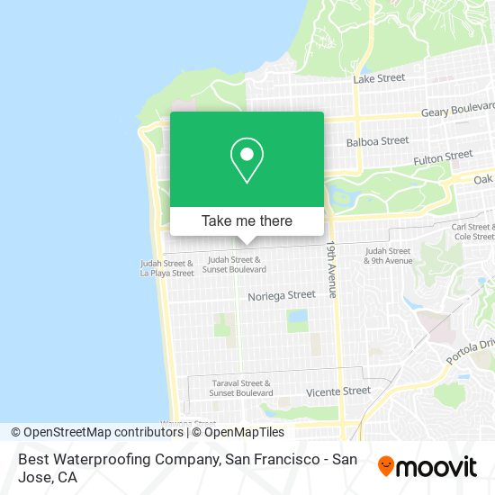 Best Waterproofing Company map