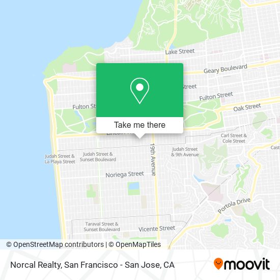 Mapa de Norcal Realty