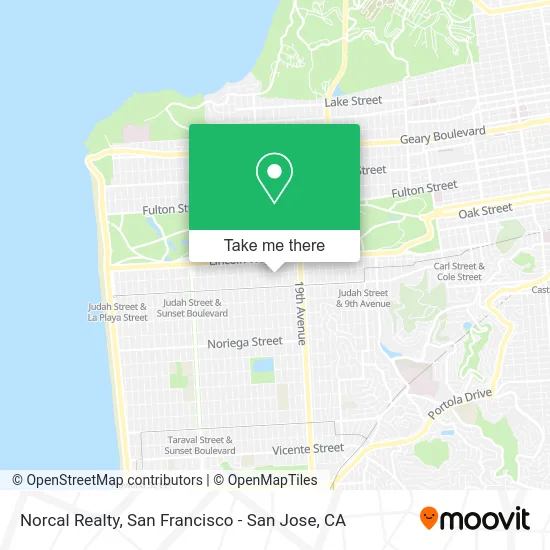 Norcal Realty map