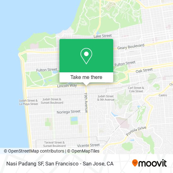 Mapa de Nasi Padang SF