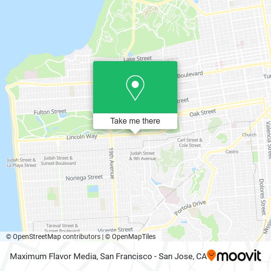 Mapa de Maximum Flavor Media