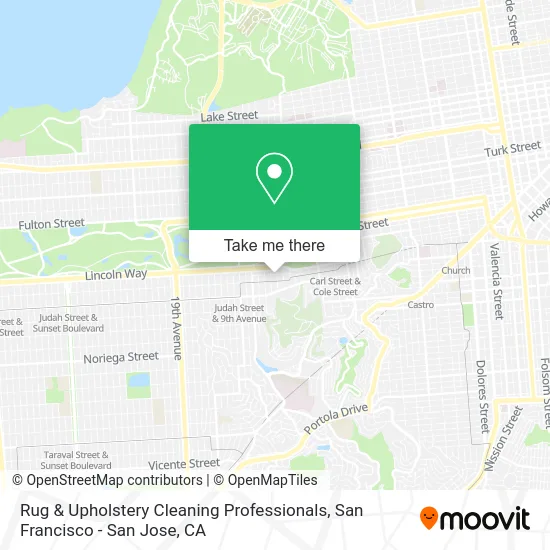 Rug & Upholstery Cleaning Professionals map