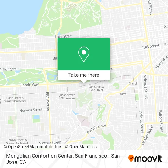 Mapa de Mongolian Contortion Center