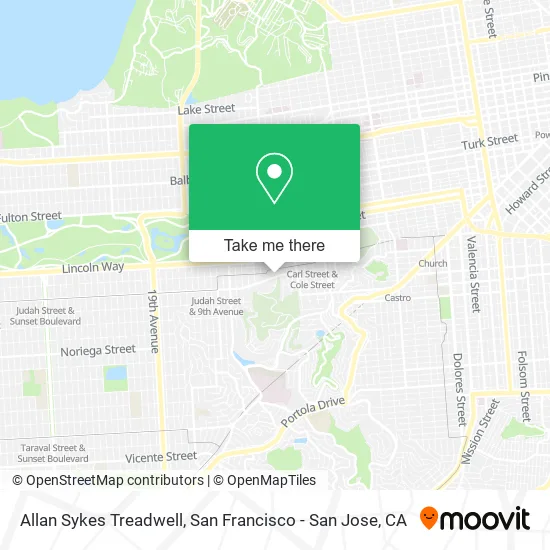 Mapa de Allan Sykes Treadwell