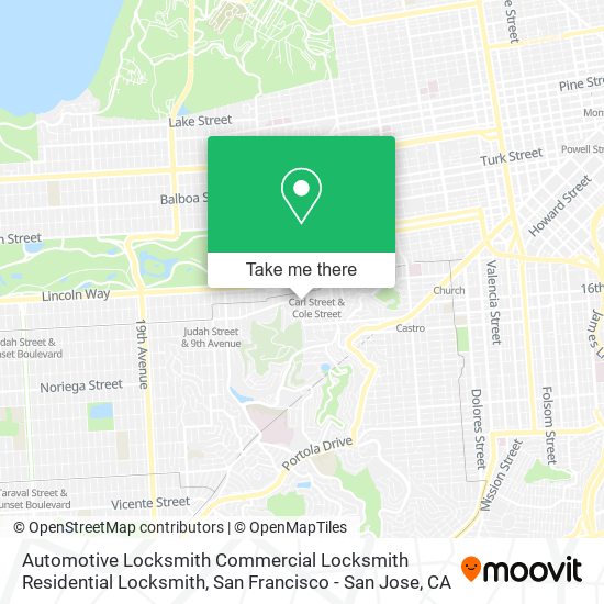 Automotive Locksmith Commercial Locksmith Residential Locksmith map