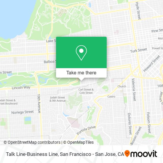 Talk Line-Business Line map