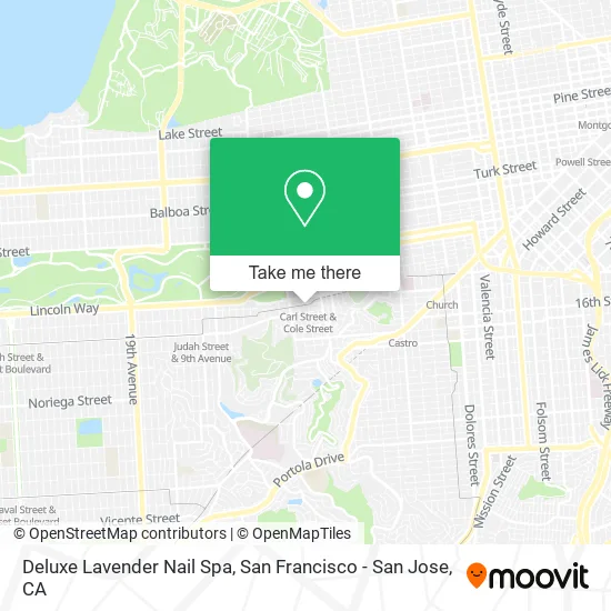 Deluxe Lavender Nail Spa map