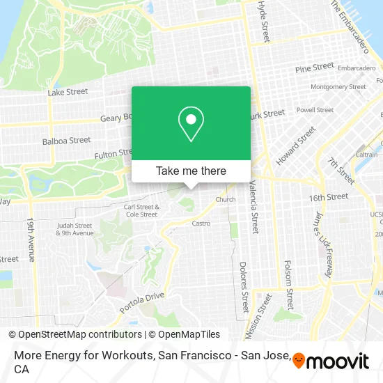 More Energy for Workouts map