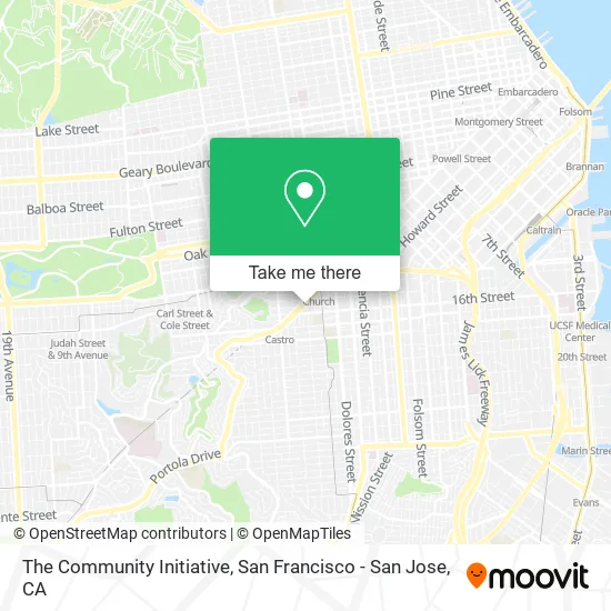 The Community Initiative map