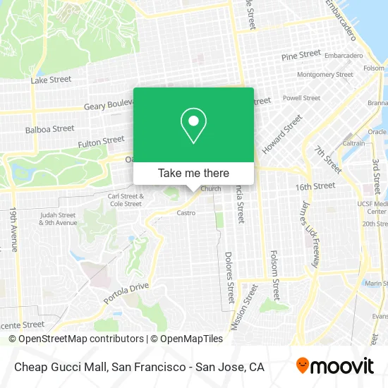 Mapa de Cheap Gucci Mall