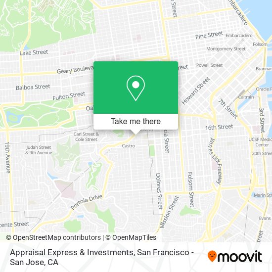 Mapa de Appraisal Express & Investments