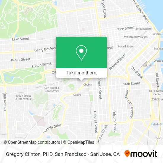 Gregory Clinton, PHD map