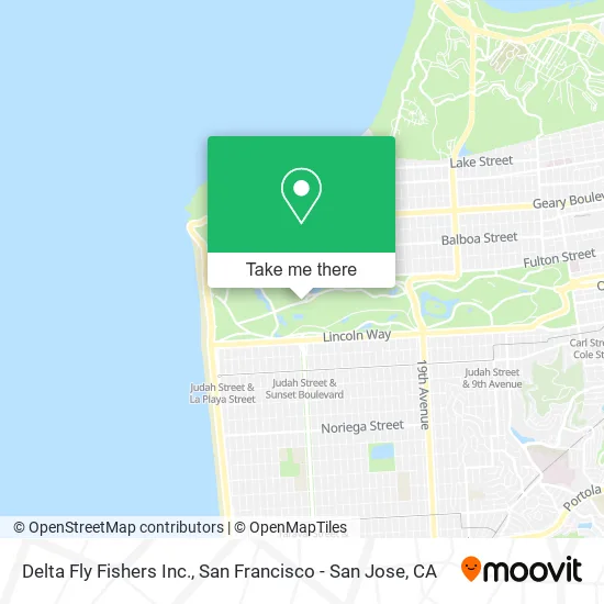 Delta Fly Fishers Inc. map