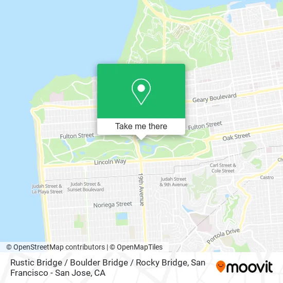 Mapa de Rustic Bridge / Boulder Bridge / Rocky Bridge
