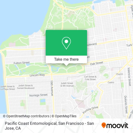 Pacific Coast Entomological map