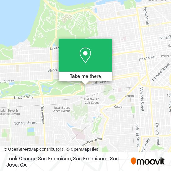 Lock Change San Francisco map