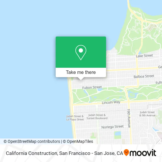 Mapa de California Construction