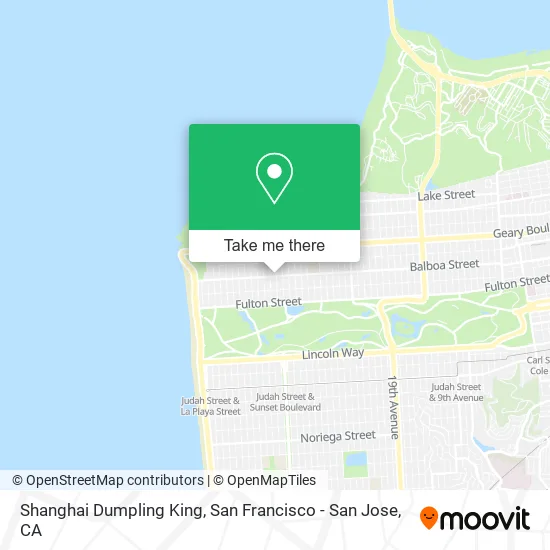 Mapa de Shanghai Dumpling King