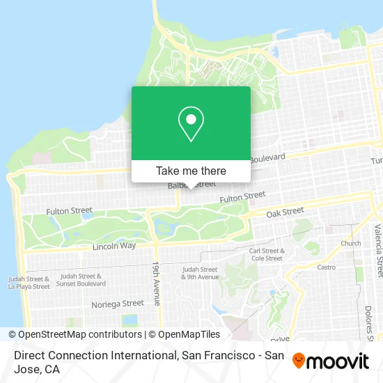 Direct Connection International map