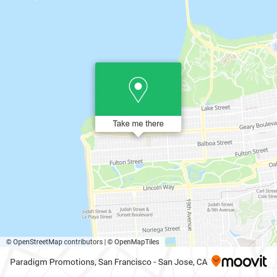 Mapa de Paradigm Promotions