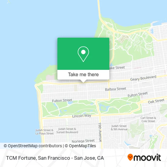 TCM Fortune map