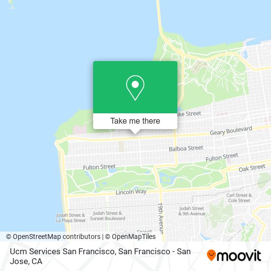 Mapa de Ucm Services San Francisco