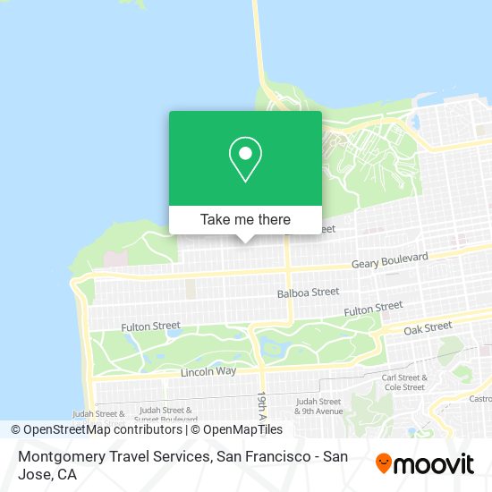 Mapa de Montgomery Travel Services