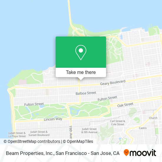 Beam Properties, Inc. map